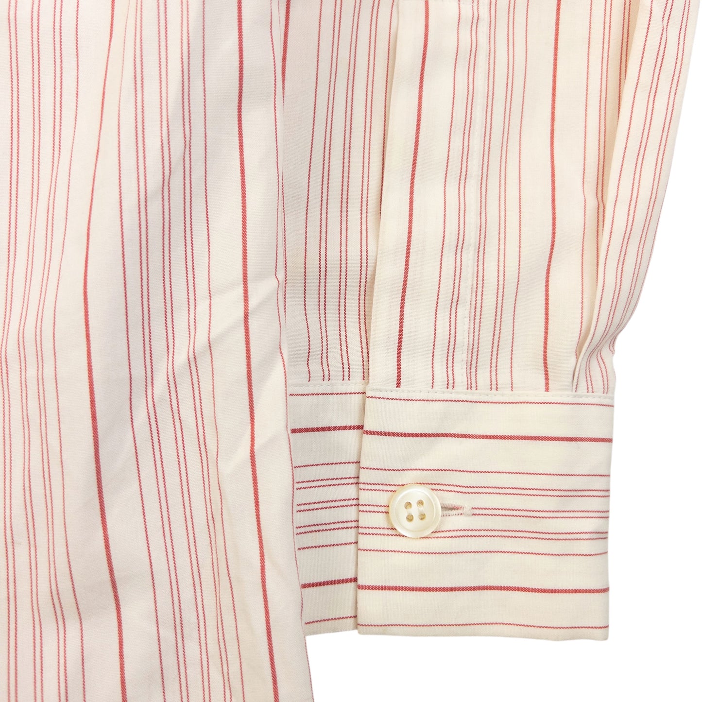 Vintage 90s Issey Miyake Striped Long Sleeve Button Up Shirt Size S