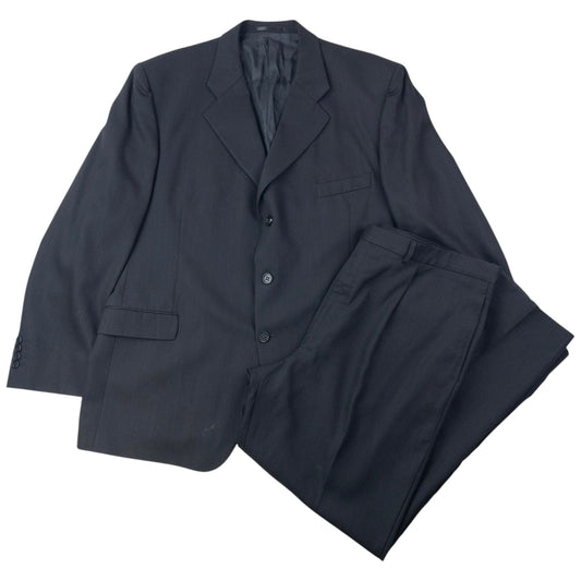 Vintage 90s YSL Yves Saint Laurent Jacket & Trousers Suit Set Size XXL