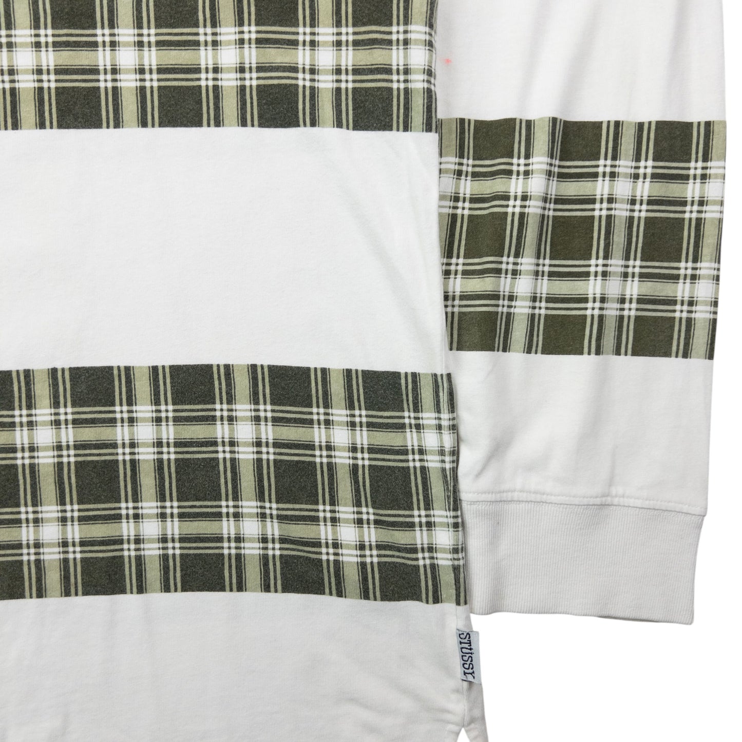 Vintage 2000s Stussy Checkered Long Sleeve T Shirt Size M