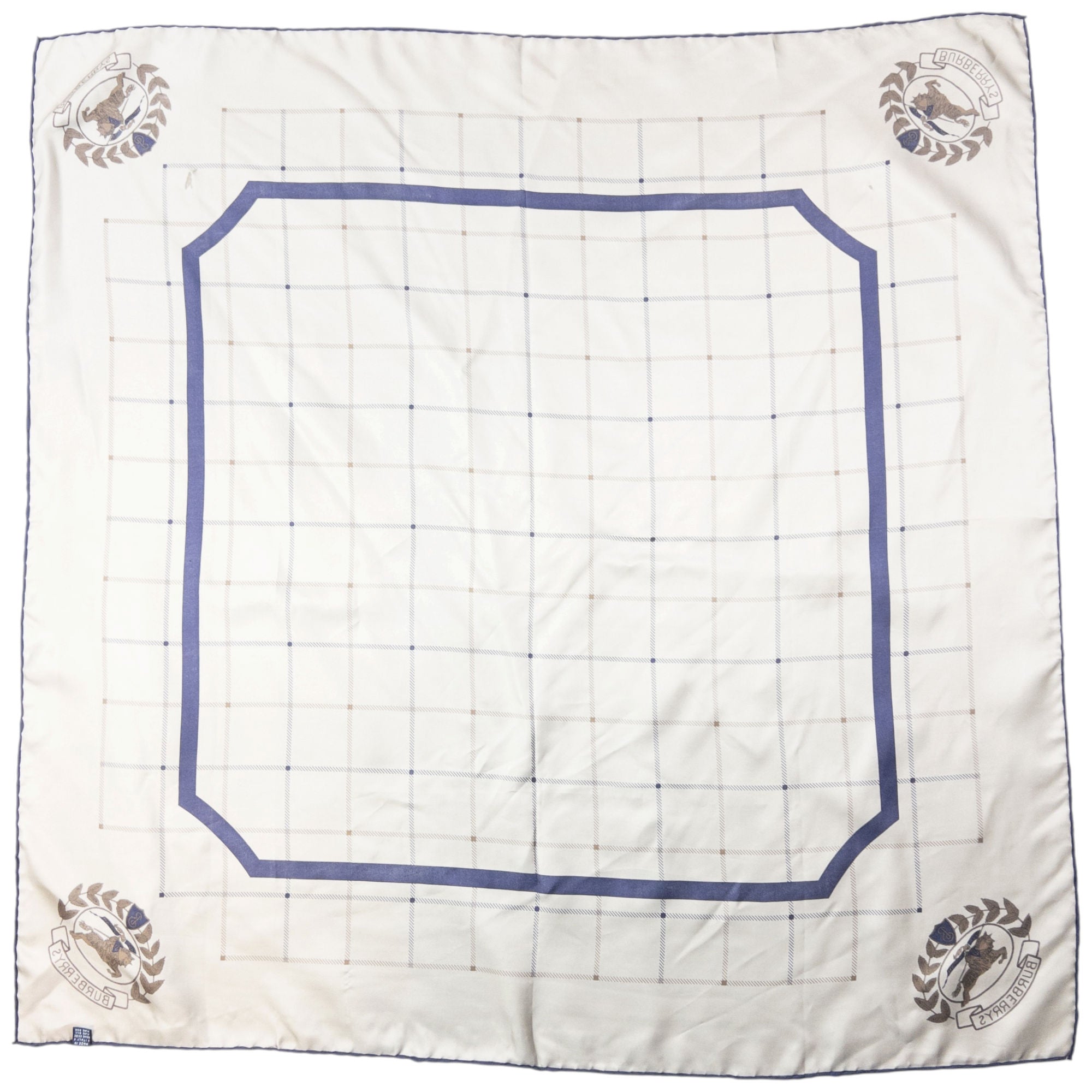 Vintage 90s Burberry Silk Scarf