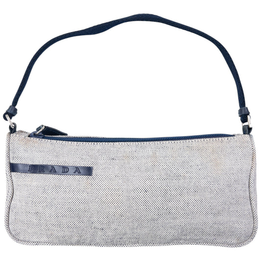 Vintage 1999 Prada Sport mini baguette schoudertas