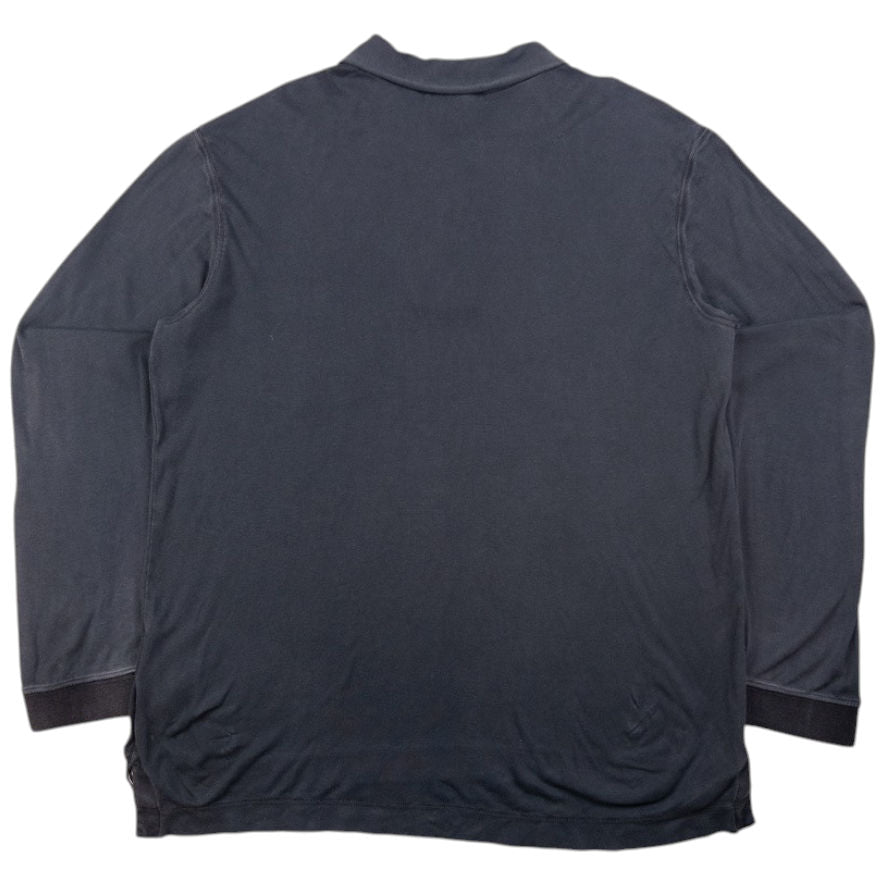 Vintage Stone Island Long Sleeve Polo Shirt Size M