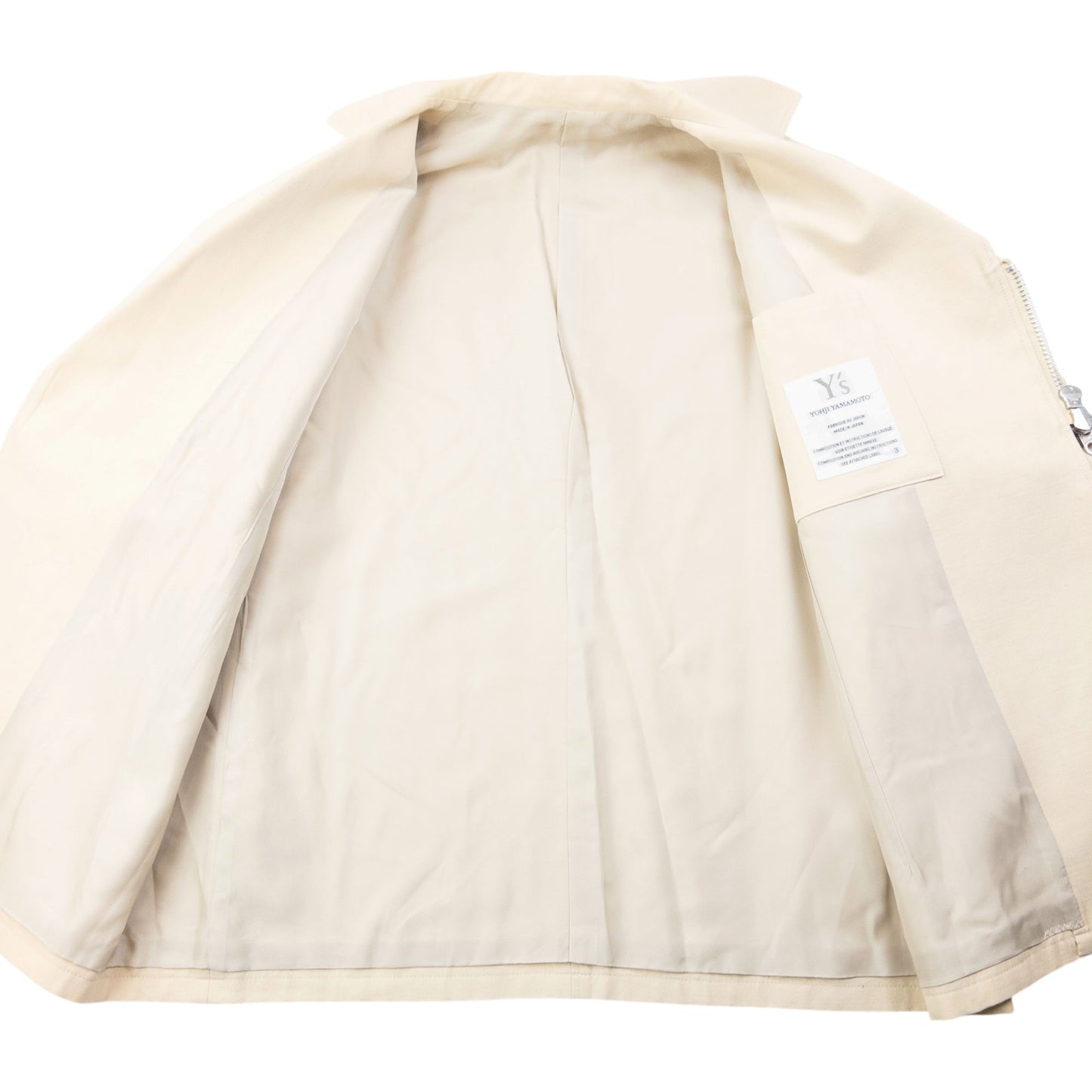 Vintage 90s Yohji Yamamoto Asymmetric Zip Jacket Size S