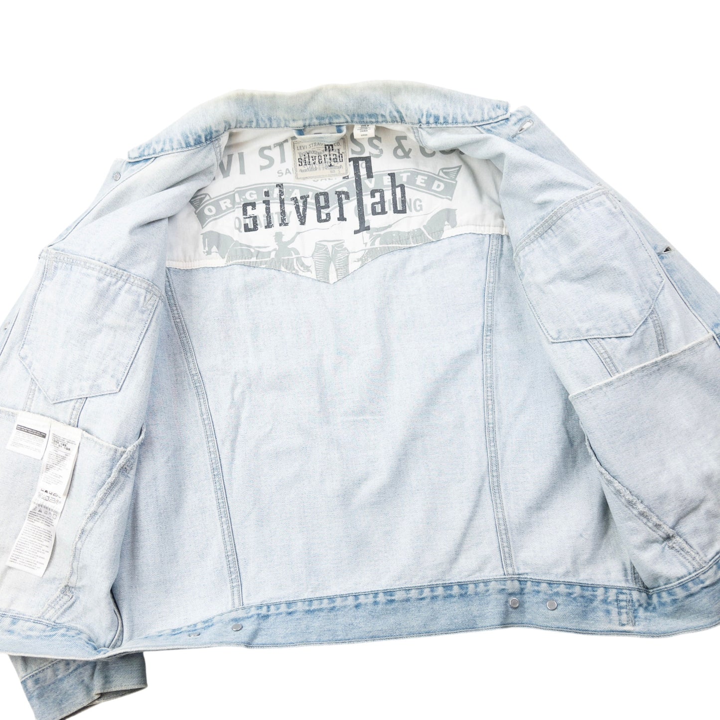 Vintage 2000s Levi's Silver Tab Button Up Denim Jacket Size XL