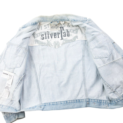 Vintage 2000s Levi's Silver Tab Button Up Denim Jacket Size XL
