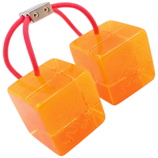 Vintage 90s Louis Vuitton Cube Hair Tie