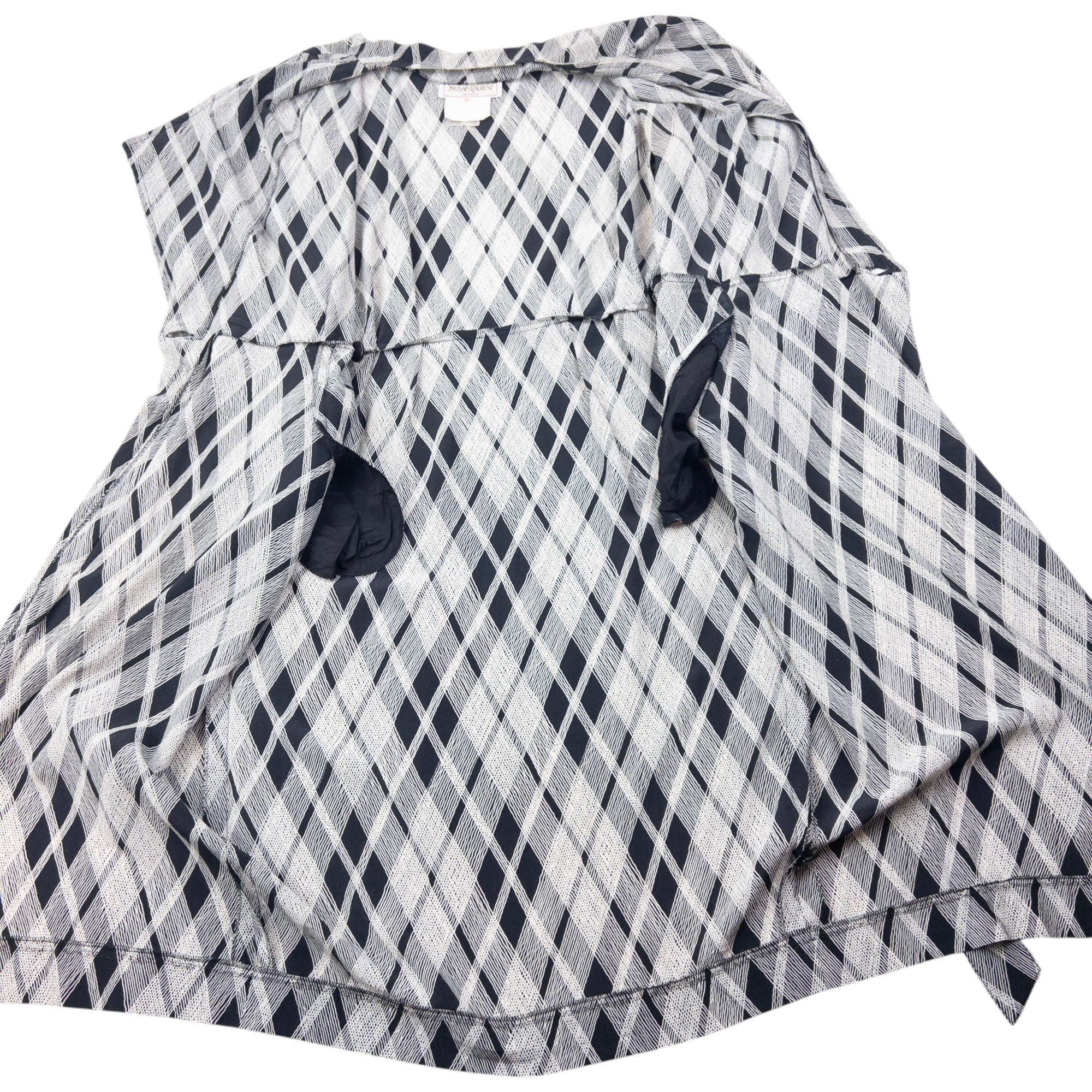 Vintage 70s YSL Yves Saint Laurent Belt Waist Silk Wrap Dress Womens Size L