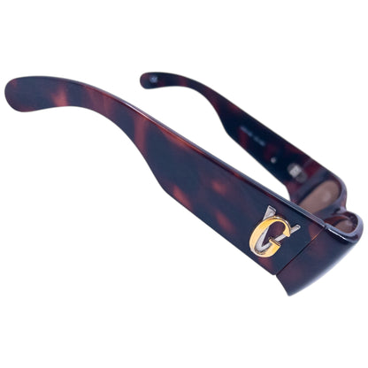 Vintage 90s Gianni Versace Tortoise Shell Sunglasses