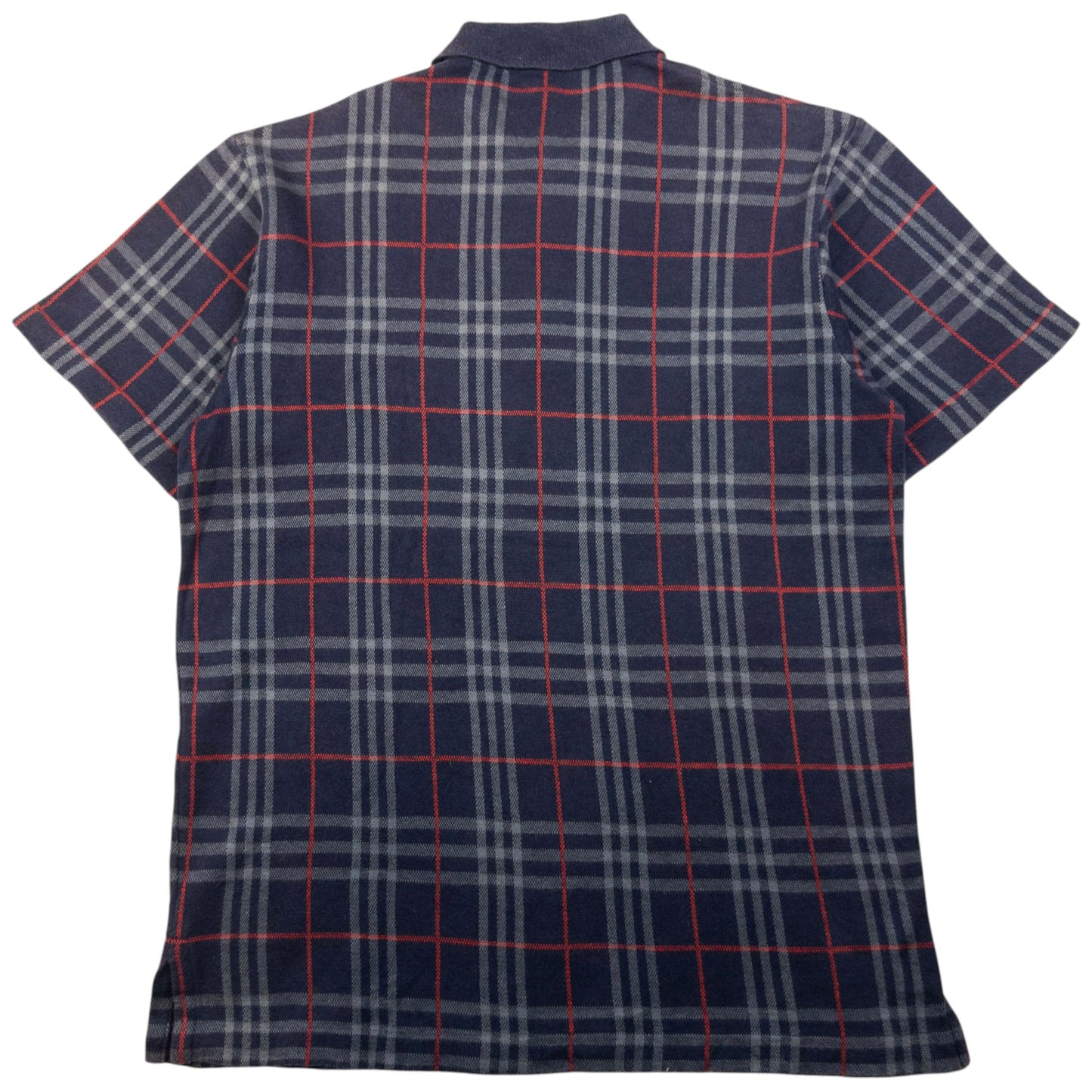 Vintage Burberry Nova Check Polo Shirt Size M