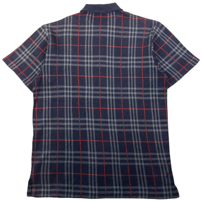 Vintage Burberry Nova Check Polo Shirt Size M