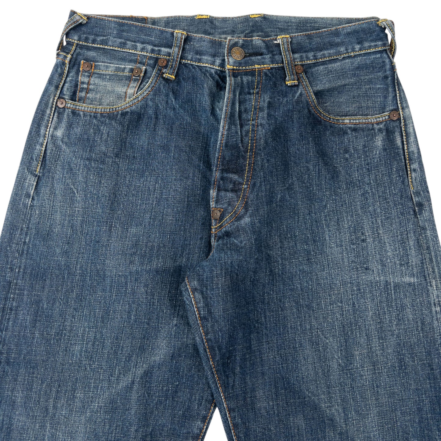Vintage 2000s Evisu Heritage Double Gull Japanese Denim Jeans Size W30