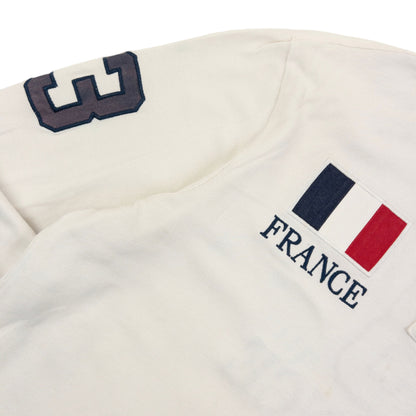 Vintage 90s Polo Ralph Lauren France Long Sleeve Polo Shirt Size XS