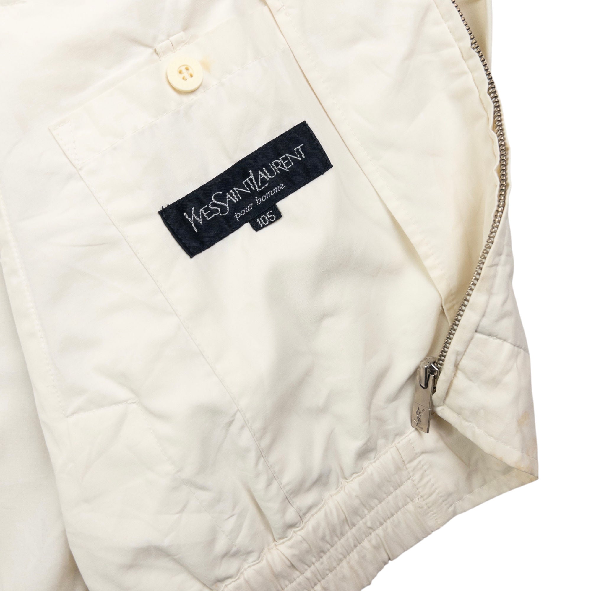 Vintage YSL Yves Saint Laurent Harrington Jacket Size L