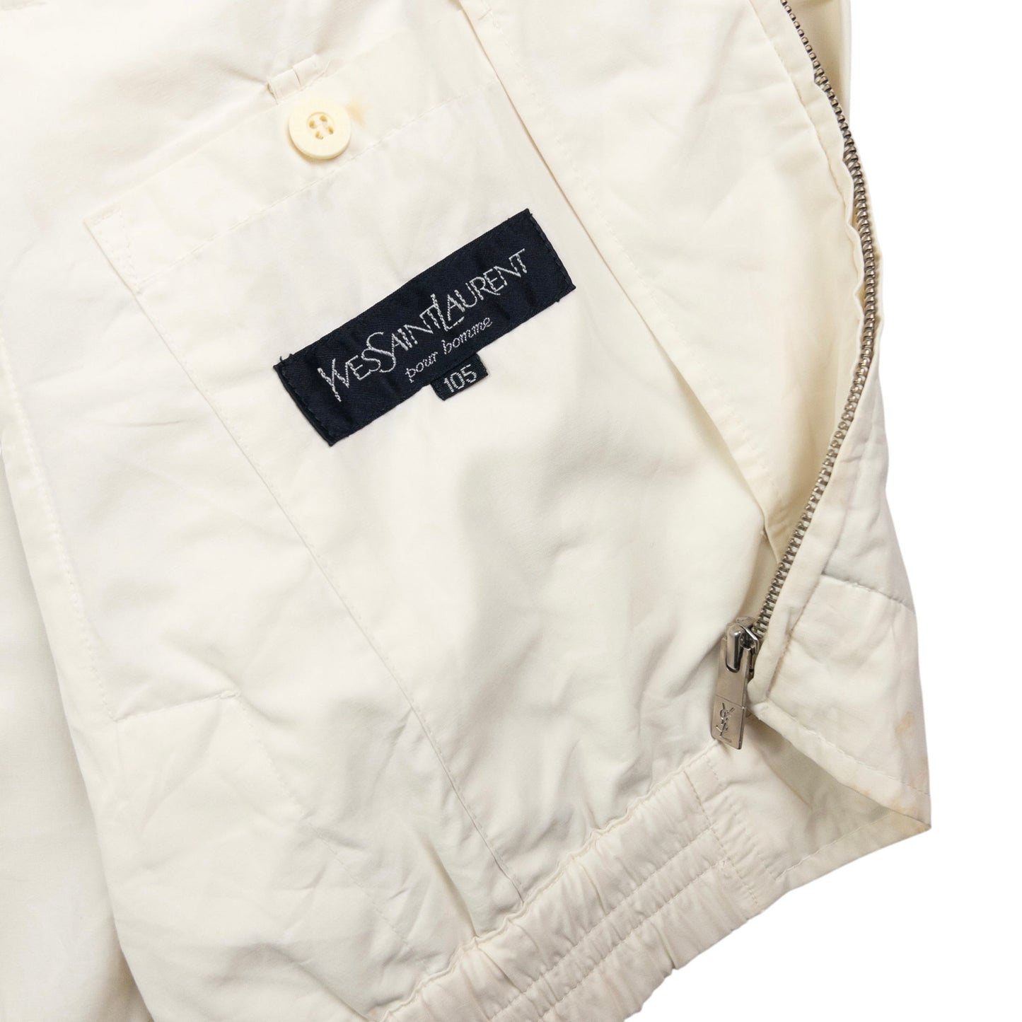 Vintage YSL Yves Saint Laurent Harrington Jacket Size L