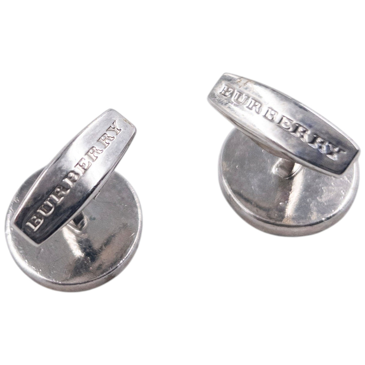 Vintage 2000s Burberry Nova Check Cufflinks