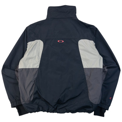 Vintage 90s Oakley Nitro Fuel Zip Up Snowboarding Jacket in navy, photo 2
