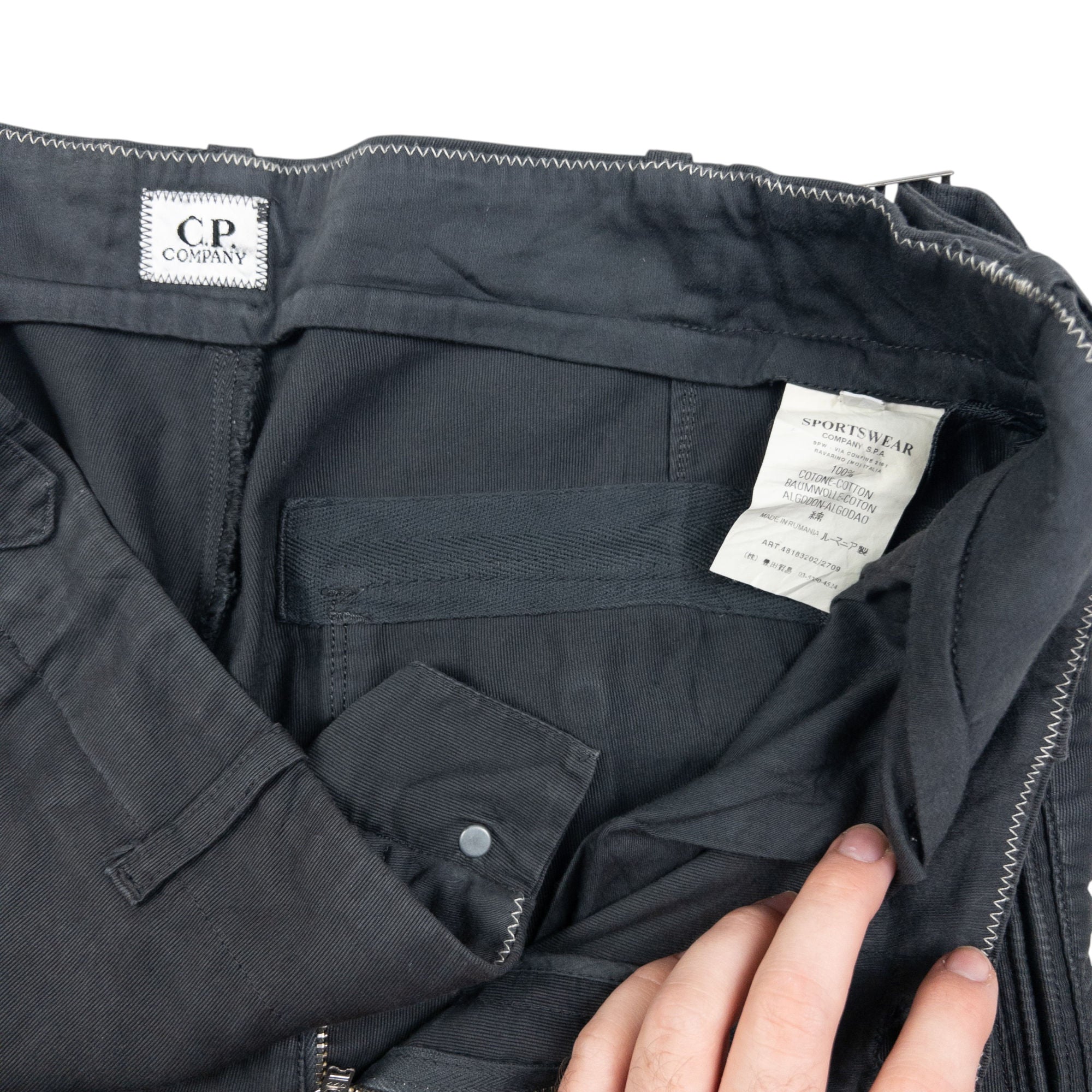 Vintage CP Company Multi Zip Cargo Trousers Size W32