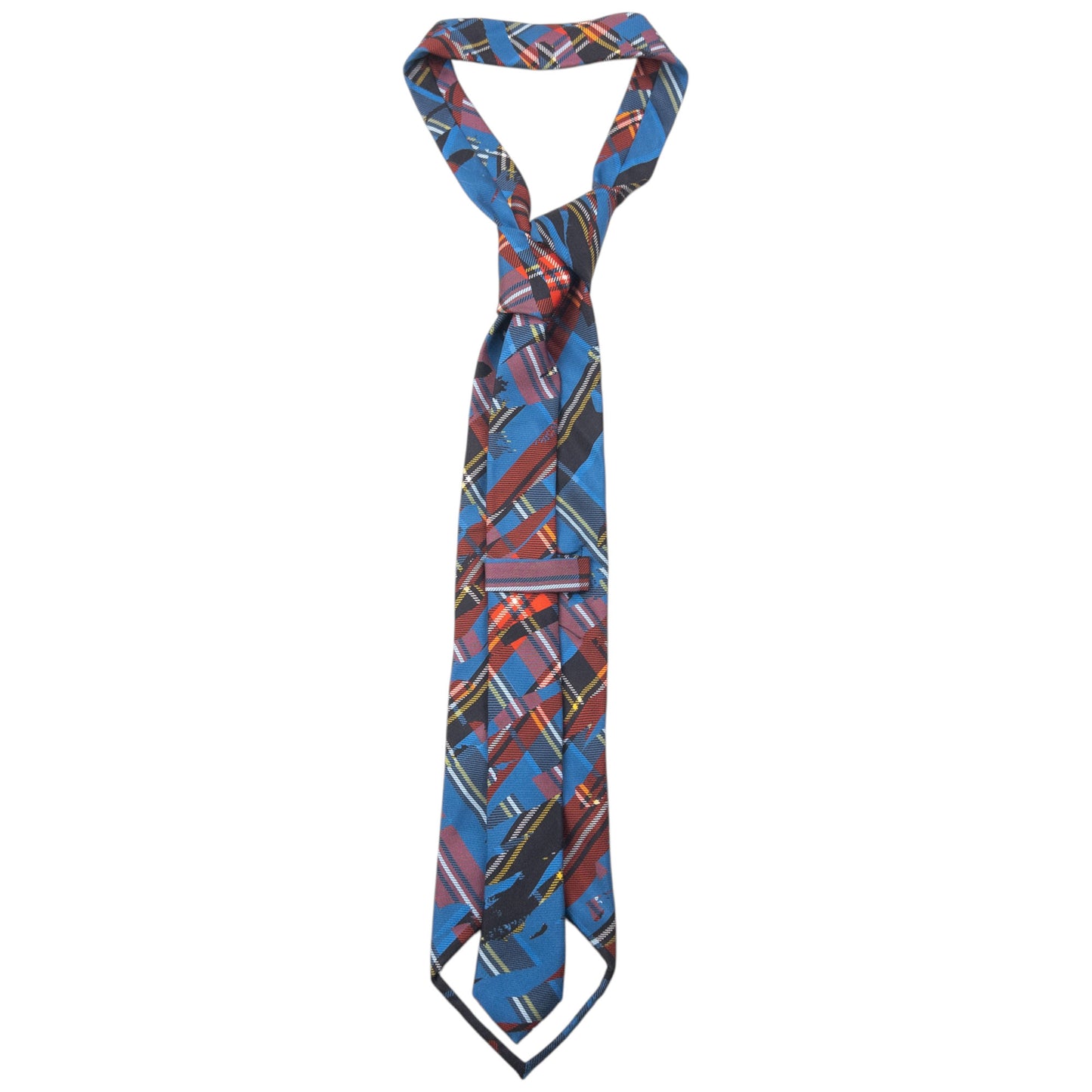 Vintage 2000s Vivienne Westwood Tartan Silk Tie