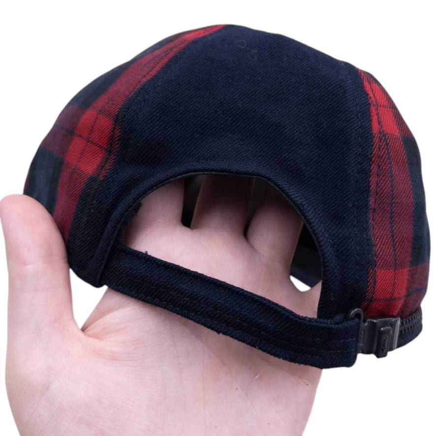 Vintage Dior Sports Embroidered Tartan Hat