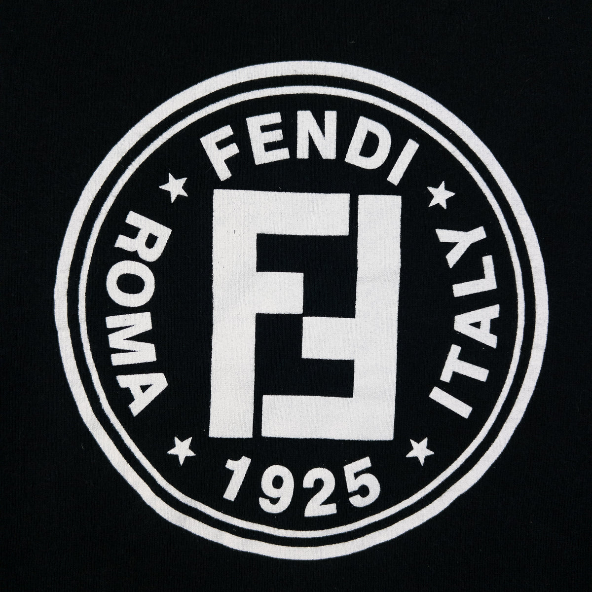 Vintage 90s Fendi Graphic Sweatshirt in black (cotton), photo 4