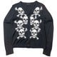 Vintage 2000s Hysteric Glamour Skull Print Cardigan Womens Size S