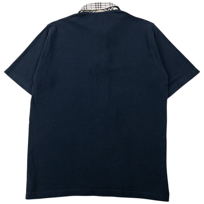 Vintage 2000s Burberry Nova Check Collar Polo Shirt Size S
