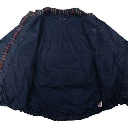 Vintage Burberry Golf Zip Up Packable Jacket Size L