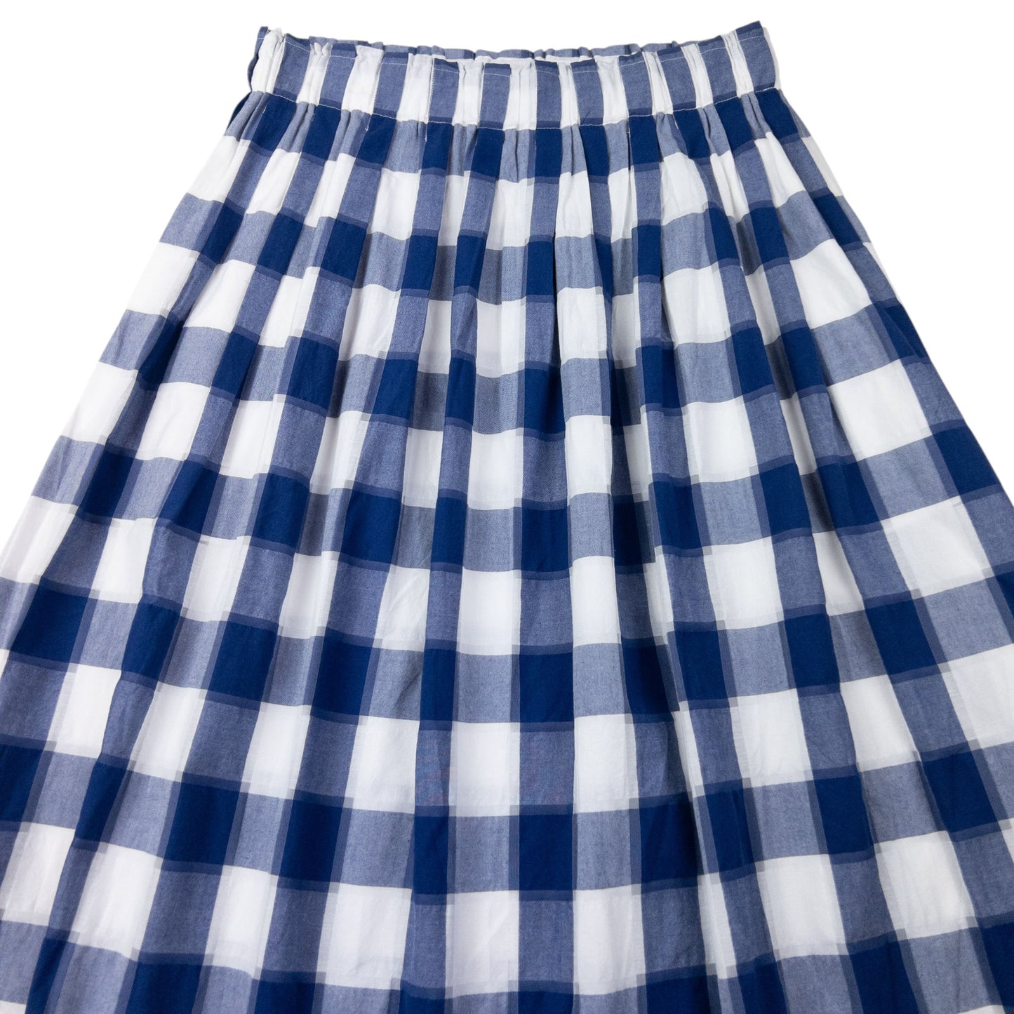 Vintage Yohji Yamamoto Pleated Checkered Skirt Womens Size W32