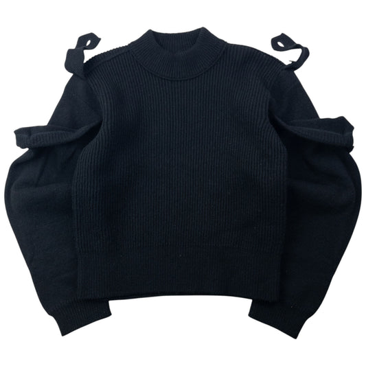 Vintage 80s Issey Miyake Shoulder Pocket Wool Jumper Size S