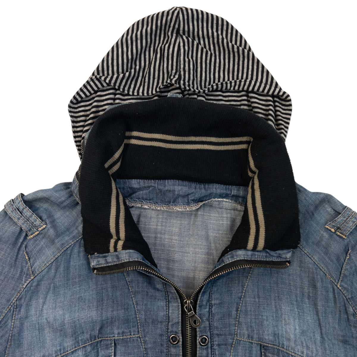 Vintage 2000s PPFM Lightweight Denim Jacket Size S