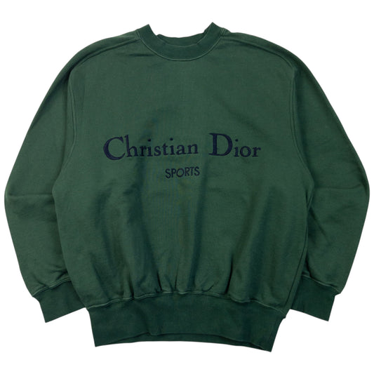 Vintage 90s Dior Sports Embroidered Sweatshirt Womens Size S