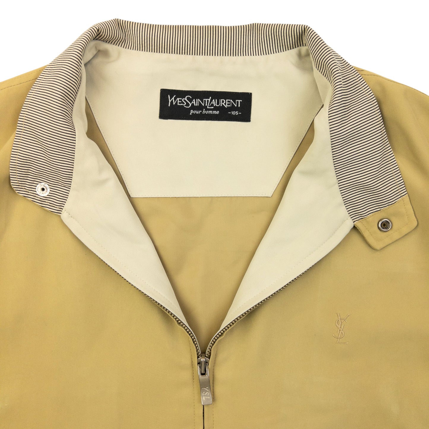 Vintage 90s YSL Yves Saint Laurent Harrington Jacket Size M
