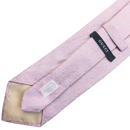 Vintage 2000s Gucci Monogram Silk Tie