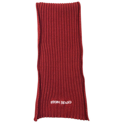 Vintage 2000s Stone Island Ribbed Knit Scarf