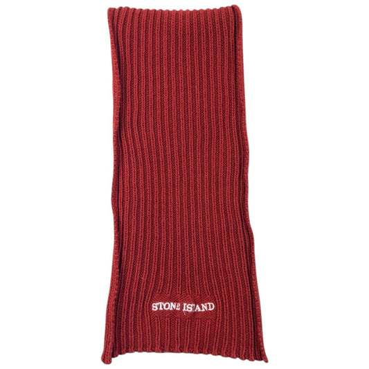 Vintage 2000s Stone Island Ribbed Knit Scarf
