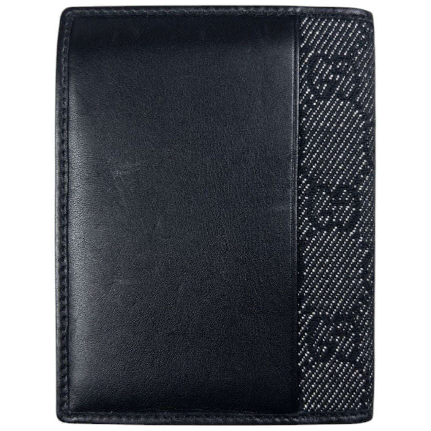 Vintage Gucci Monogram Leather Card Holder