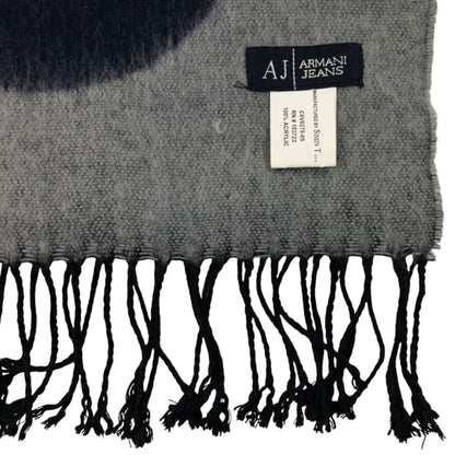 Vintage 2000s Armani Jeans Wool Tassel Scarf
