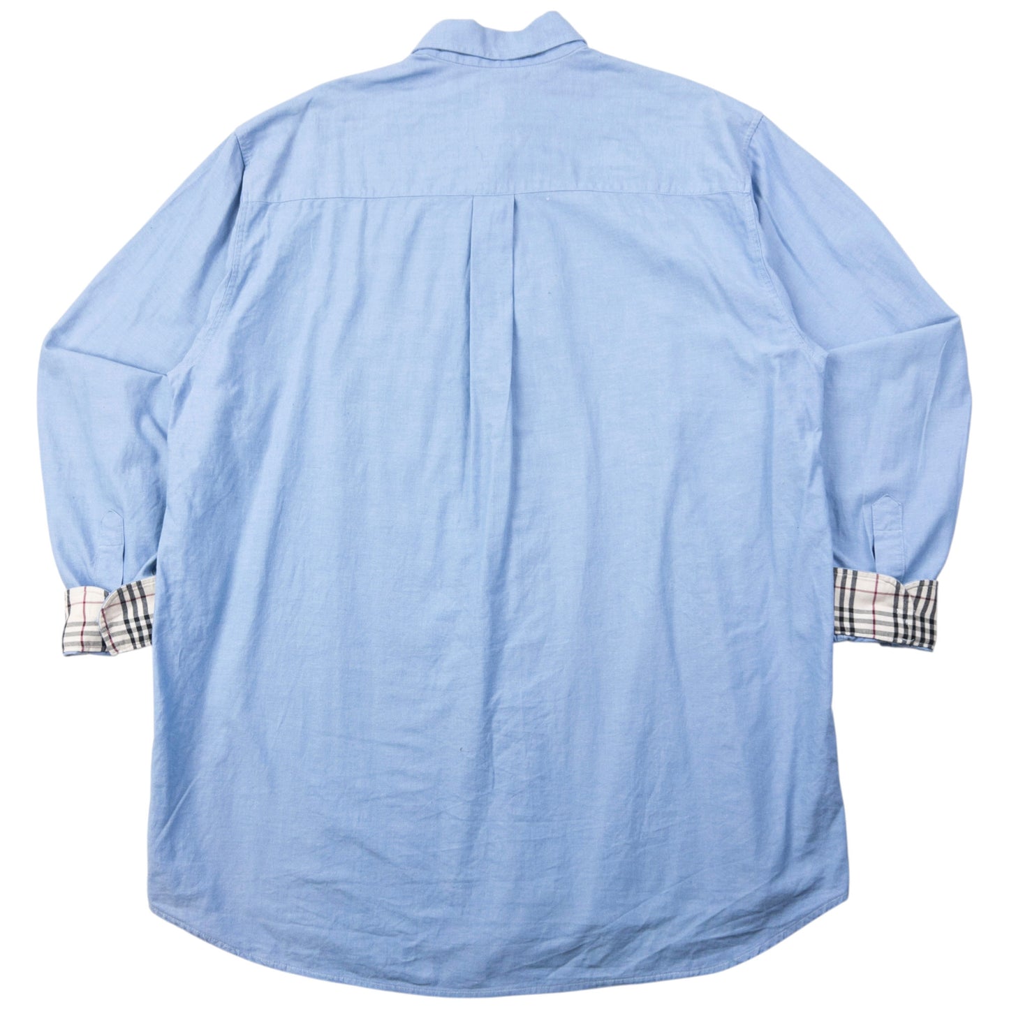 Vintage 2000s Burberry Nova Check Cuff Long Sleeve Button Up Shirt Size XL
