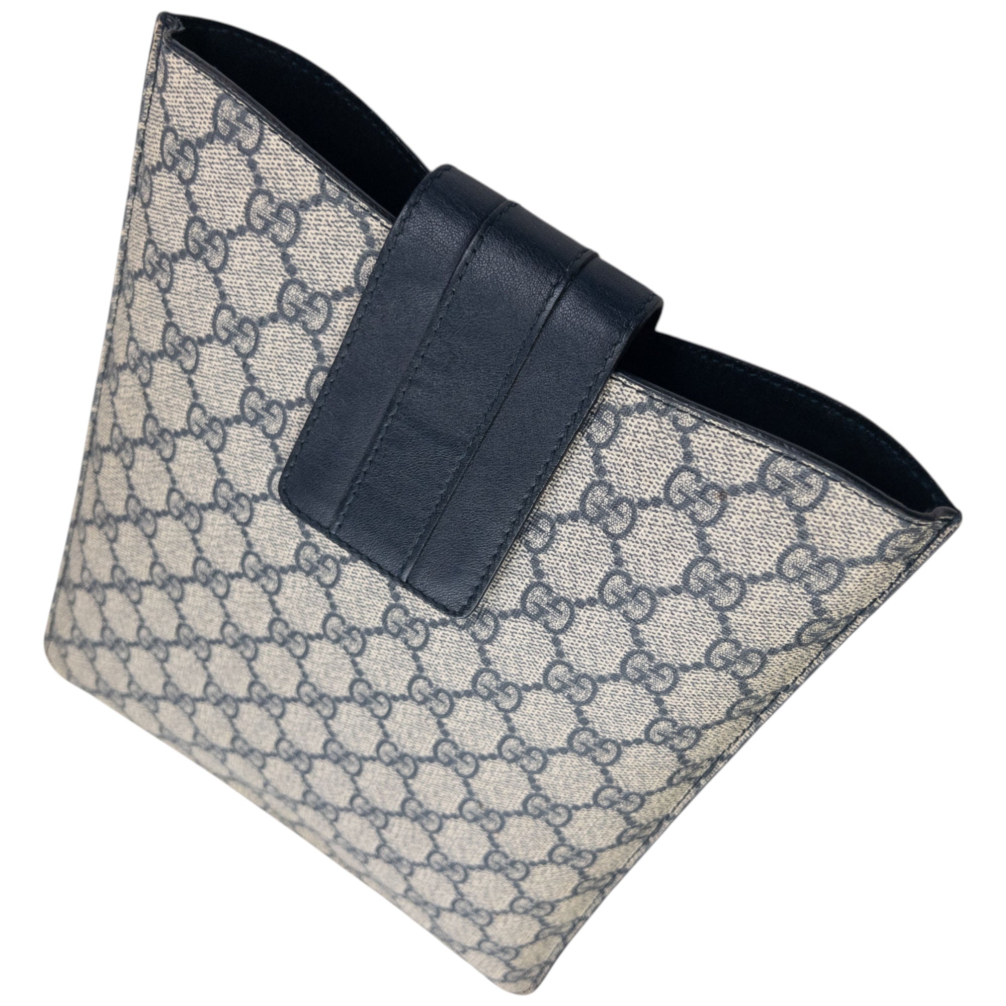 Vintage Gucci Monogram Leather Tablet Sleeve Case