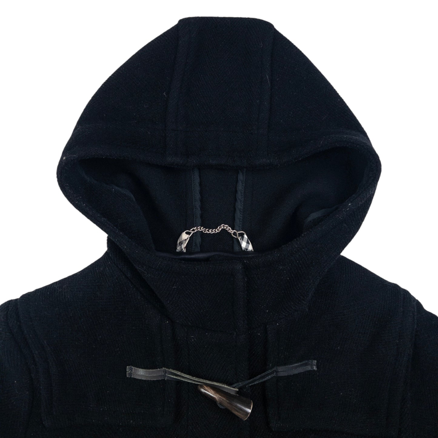 Vintage Burberry Wool Duffle Jacket Womens Size M