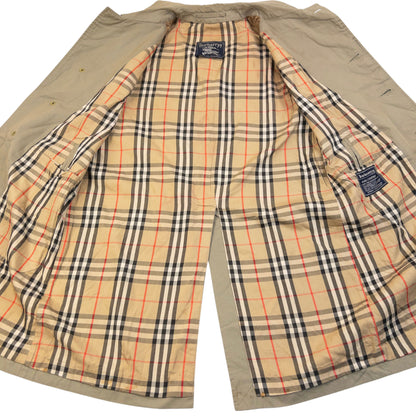 Vintage 90s Burberry Nova Check Lined Trench Jacket in brown (cotton), photo 5