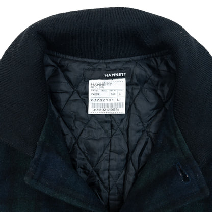 Vintage 2000s Katharine Hamnett Checkered Wool Jacket Size M