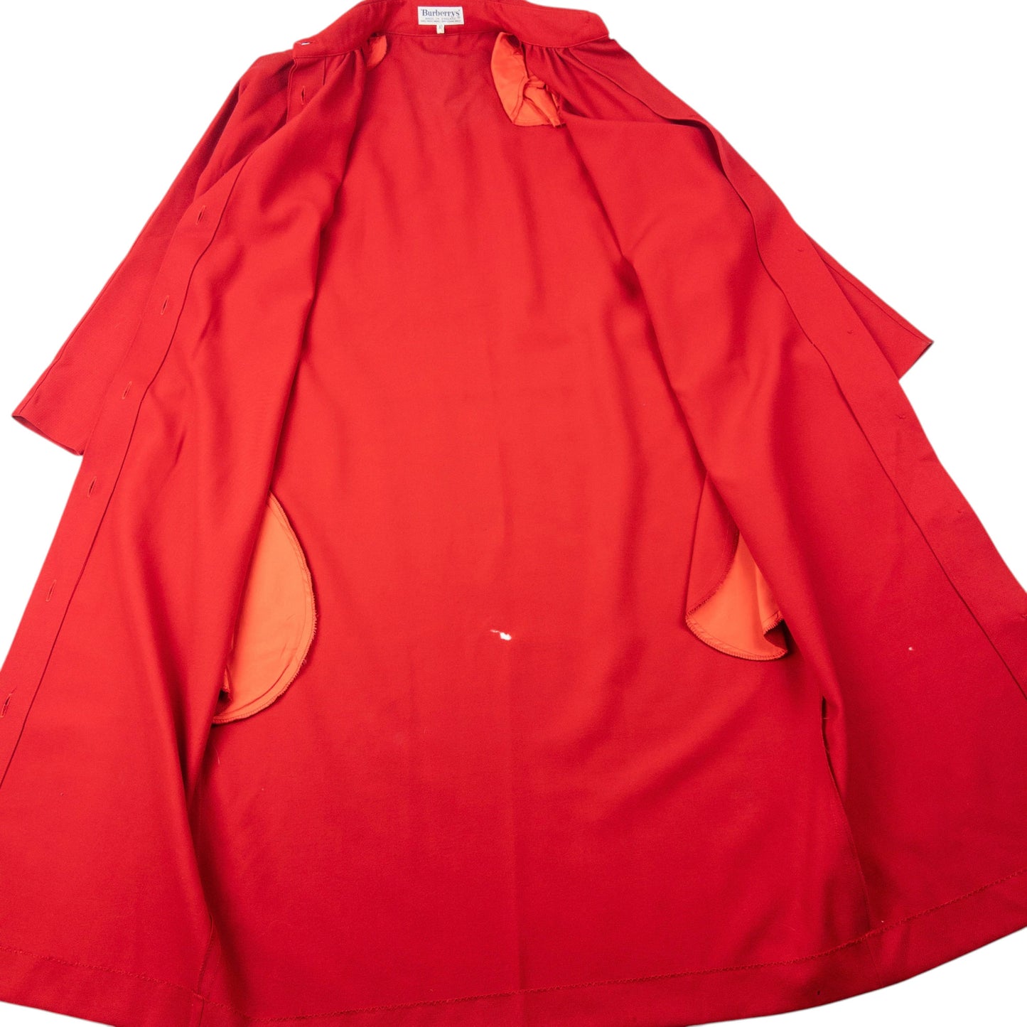 Vintage 80s Burberry Longline Jacket Womens Size L