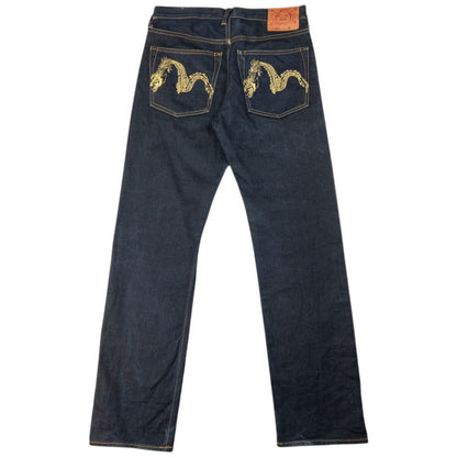Vintage Evisu Double Dragon Gull Japanese Denim Jeans Size W31