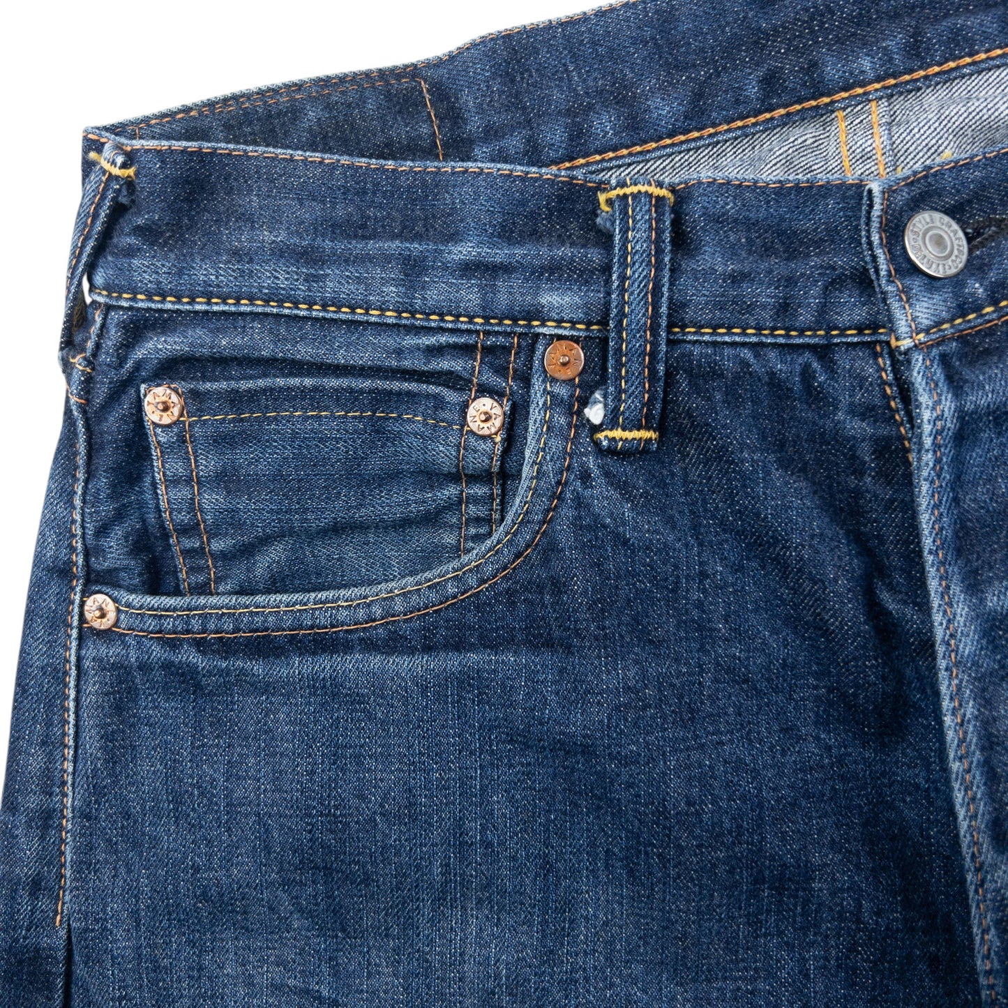Vintage 90s Evisu Painted Daicock Japanese Denim Jeans Size W31