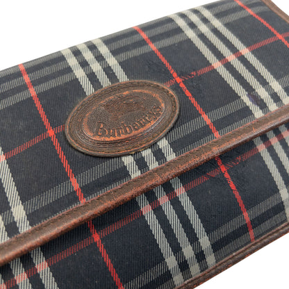 Vintage 90s Burberry Nova Check Clutch Bag