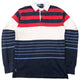 Vintage 90s Polo Ralph Lauren Striped Long Sleeve Rugby Polo Shirt Size S