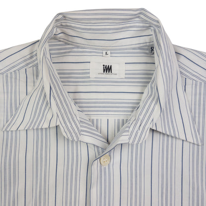 Vintage Issey Miyake Striped Long Sleeve Button Up Shirt Size M