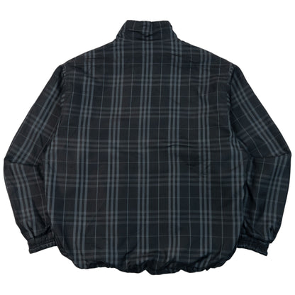 Vintage 2000s Burberry Nova Check Reversible Fleece Jacket Size M