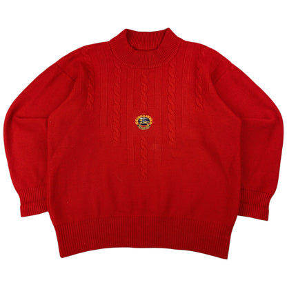 Vintage Burberry Embroidered Knit Jumper Size XS